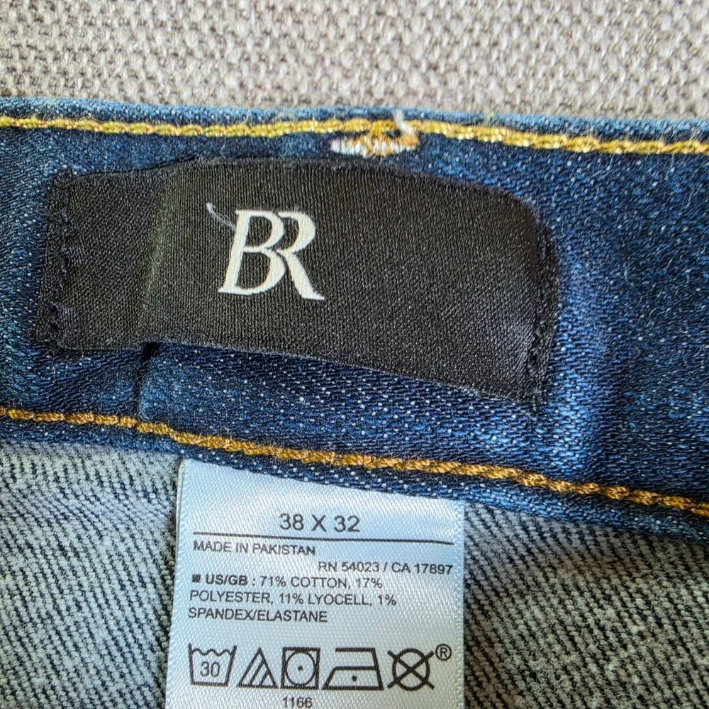 Banana Republic Jeans Mens 38/32 Blue Traveler Denim‎ Slim Stretch